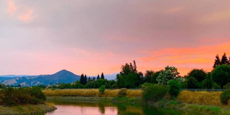 Morgan Hill California sunset