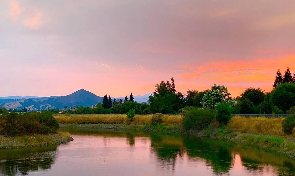 Morgan Hill California sunset
