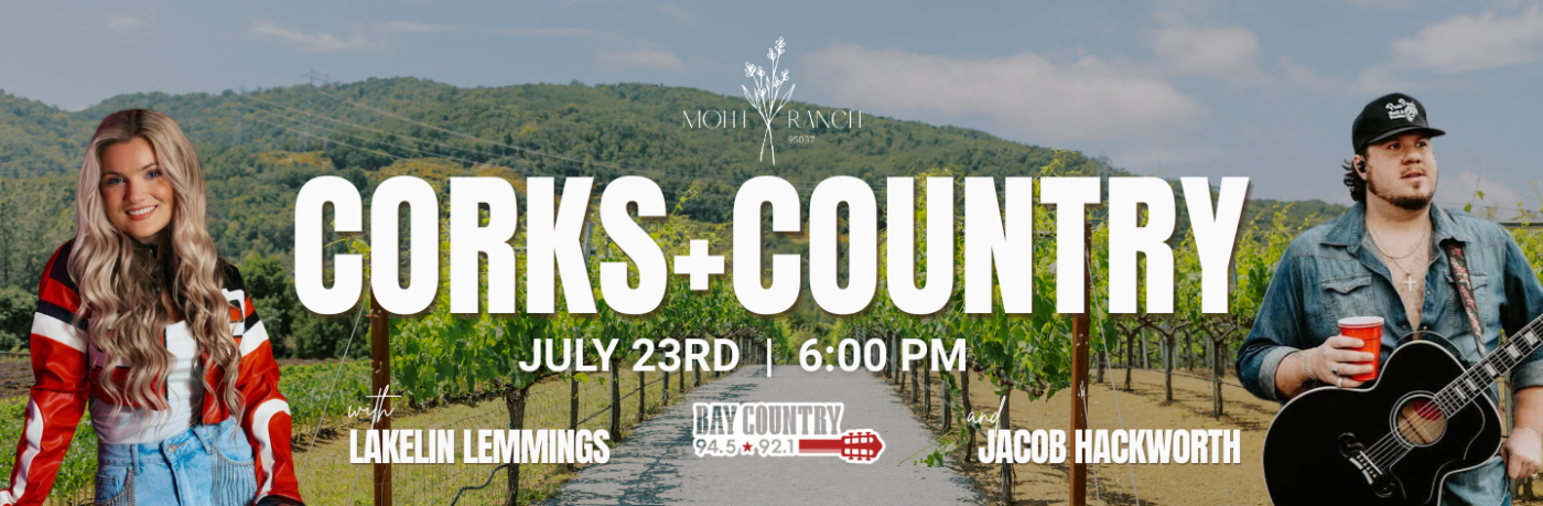 corks and country event at mohi ranch